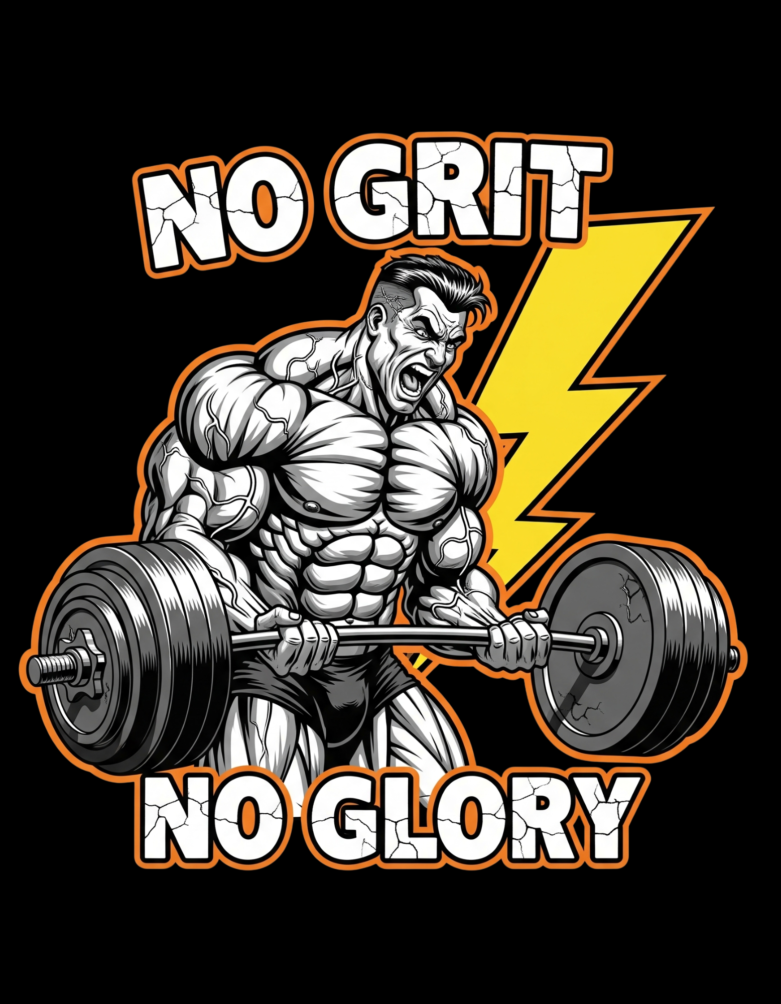 No Grit No Glory Power Tshirt