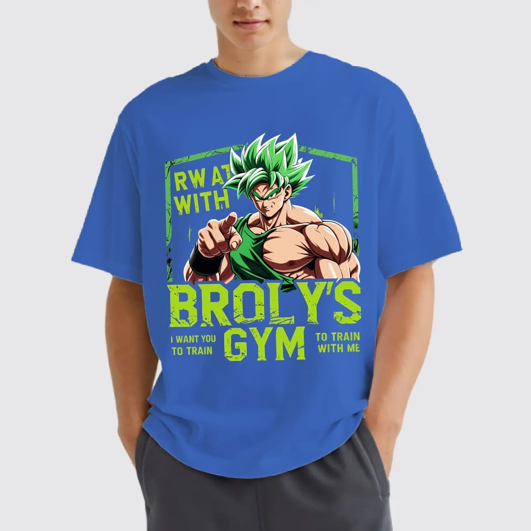 Broly's Gym: Train with Me" Power Tshirt
