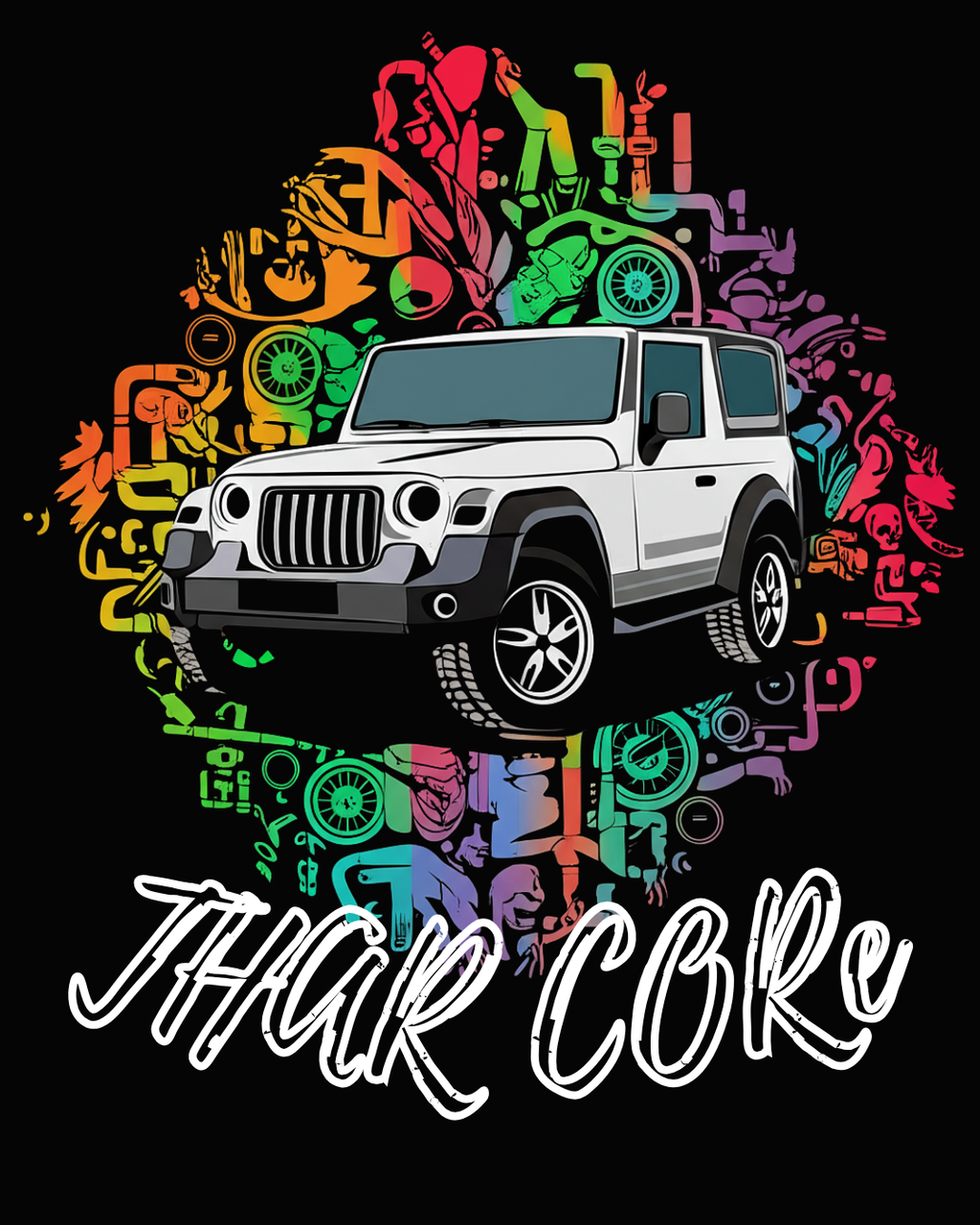 Thar Core Rider Tshirt: Embrace the Off-Road Spirit