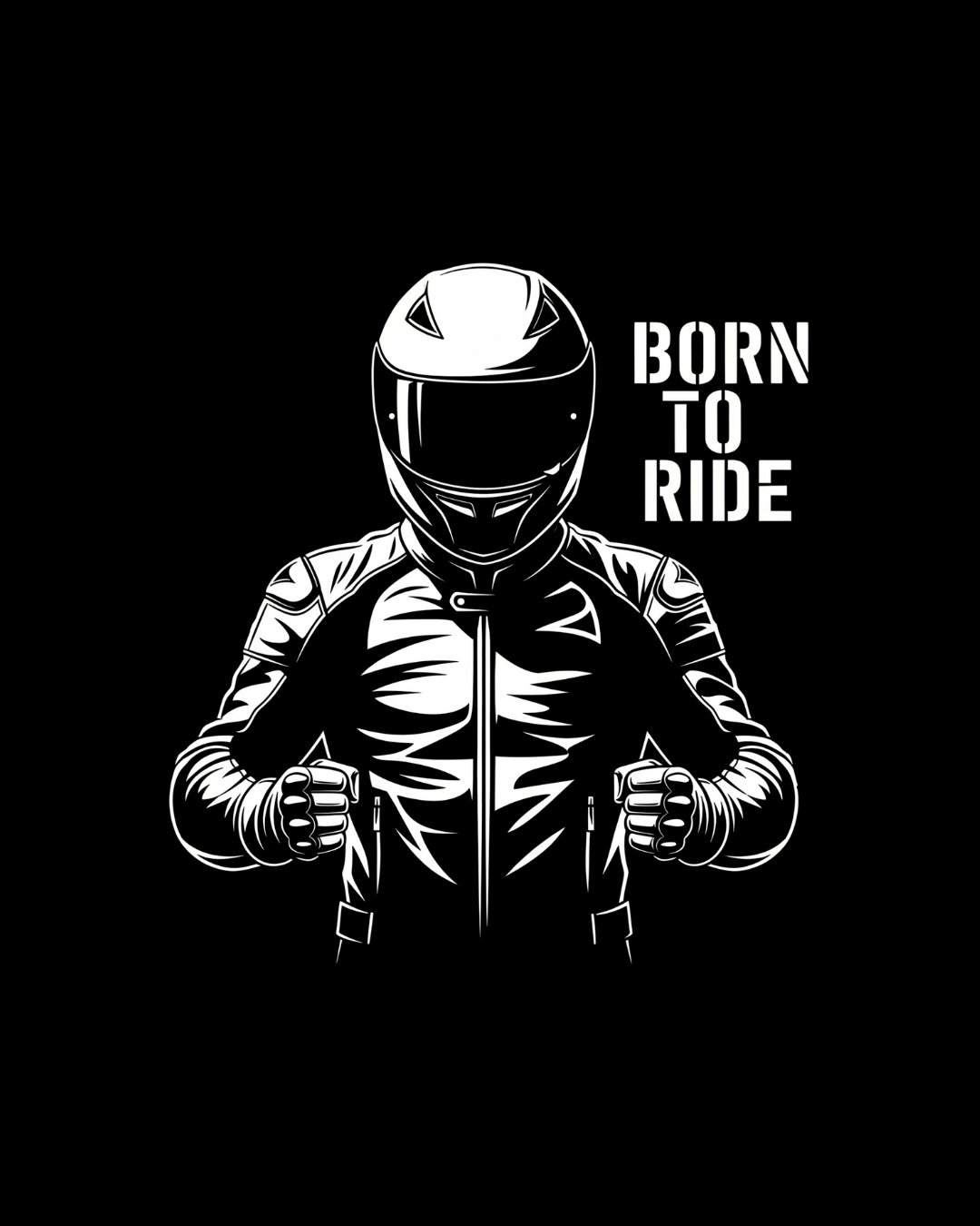The Rider's Spirit Tshir - Born to Ride